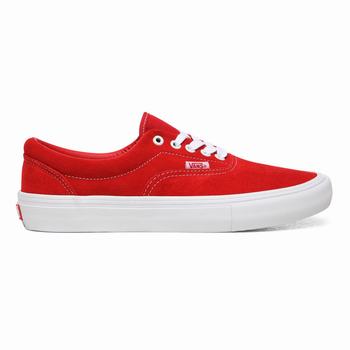 Vans Suede Era Pro - Miesten Skeittikengät - Punainen/Valkoinen